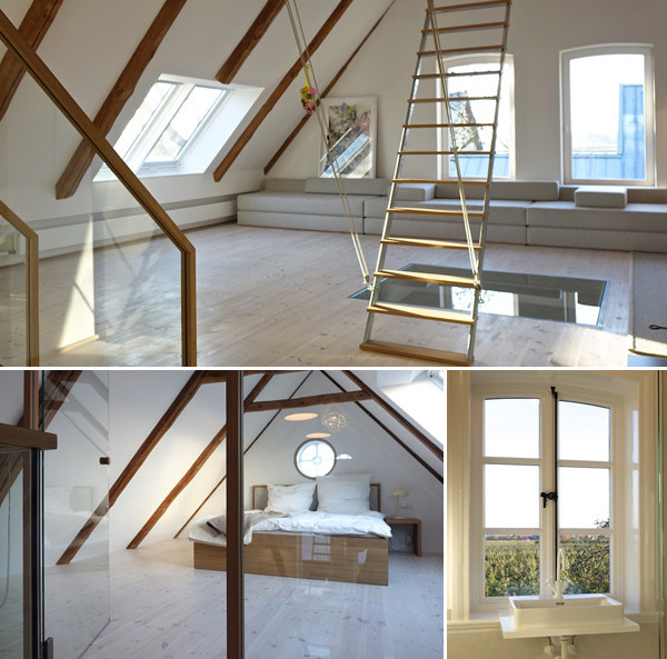 Schlafzimmer und Wohnzimmer